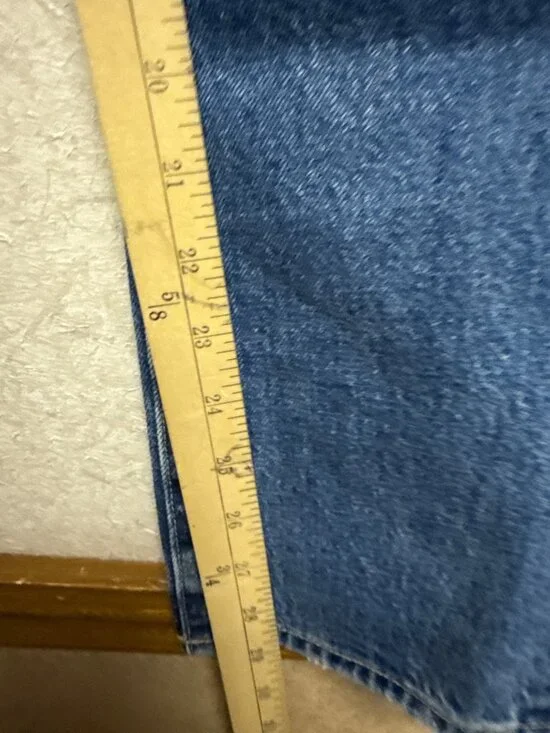 Edwin Tash Jeans Symbol Button Fly Relaxed Distressed Size 25 Women's Cotton - Picture 7 of 10